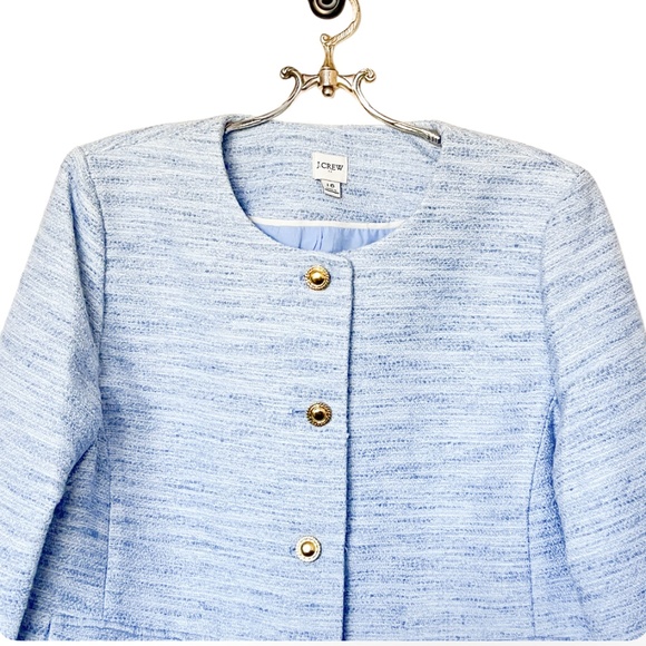 Crew Tweed Lady Jacket Cecile Baby  Size 16 - Picture 3 of 11